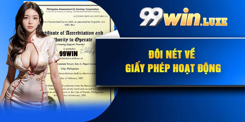 Đôi nét về giấy phép hoạt động
